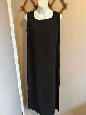 Linda Lundström Black Textured Maxi Dress Size 6